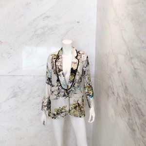 Cynthia Rowley Silk Blazer